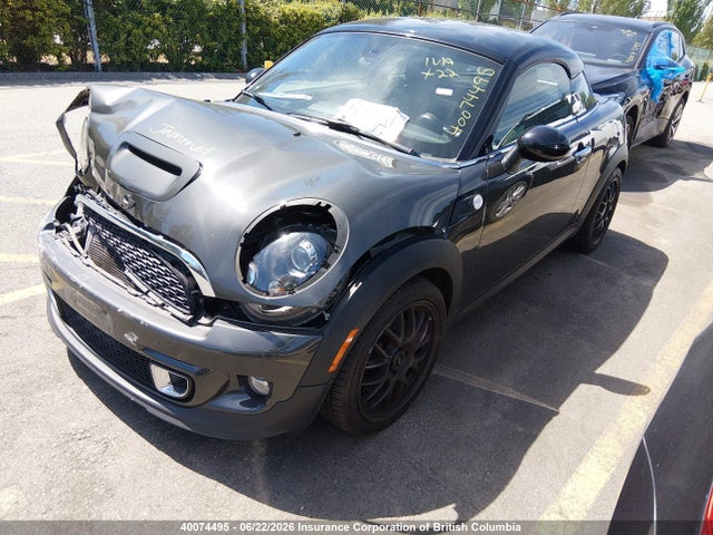 Продажа на аукционе авто 2012 Mini Cooper Coupe S, vin: WMWSX3C54CT465846, номер лота: 40074495
