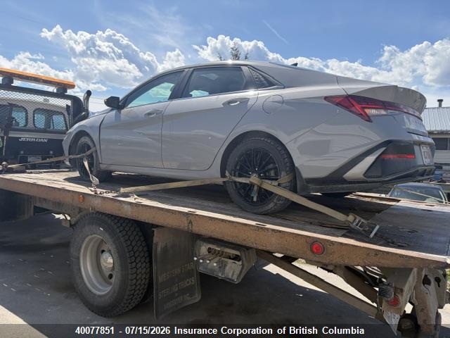Hyundai Elantra Limited 2025 KMHLN4DJ3SU127003 Image 3
