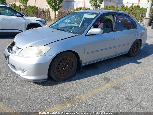 Продаж на аукціоні авто 2004 Honda Civic, vin: 2HGES16694H905180, номер лоту: 40077852