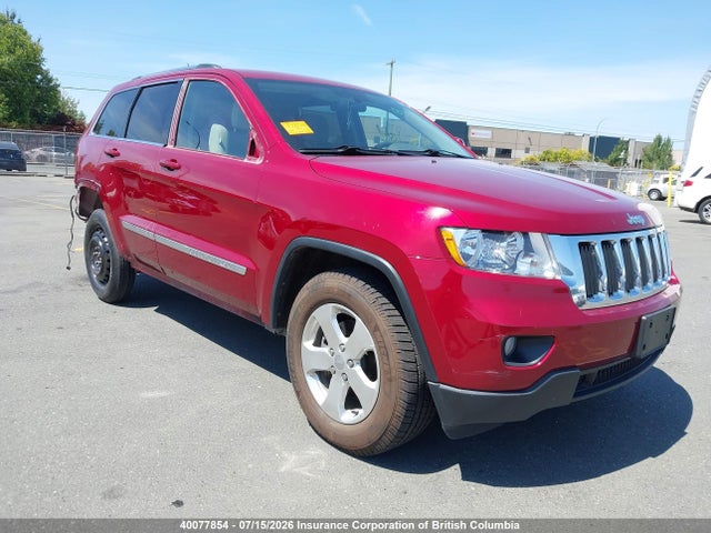 2012 Jeep Grand Cherokee Laredo მანქანა იყიდება აუქციონზე, vin: 1C4RJFAG6CC231751, აუქციონის ნომერი: 40077854