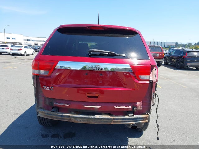 2012 Jeep Grand Cherokee Laredo მანქანა იყიდება აუქციონზე, vin: 1C4RJFAG6CC231751, აუქციონის ნომერი: 40077854