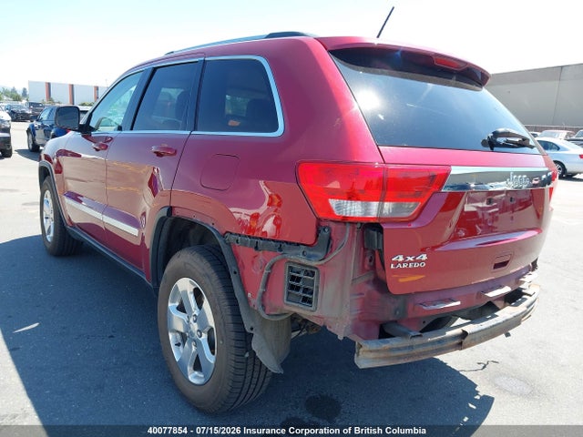 2012 Jeep Grand Cherokee Laredo მანქანა იყიდება აუქციონზე, vin: 1C4RJFAG6CC231751, აუქციონის ნომერი: 40077854