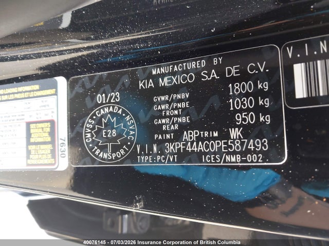 KIA FORTE GT 2023 3KPF44AC0PE587493 Image 19