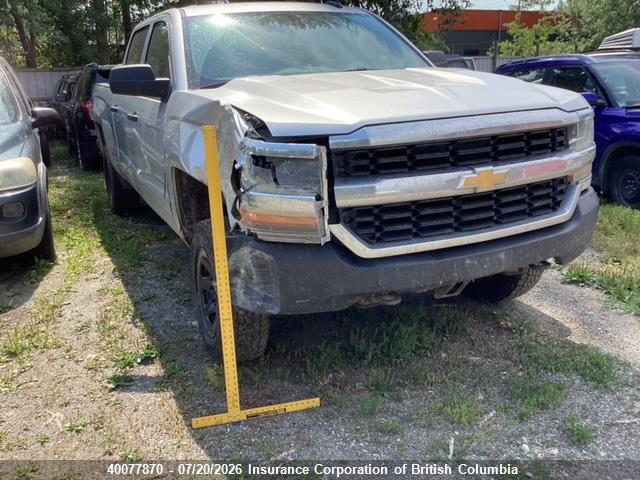 Продаж на аукціоні авто 2017 Chevrolet Silverado K1500/k1500 Ls, vin: 1GCUKNEC6HF154975, номер лоту: 40077870