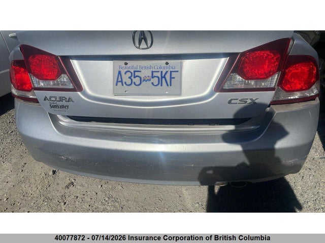 2009 Acura Csx მანქანა იყიდება აუქციონზე, vin: 2HHFD56599H200587, აუქციონის ნომერი: 40077872