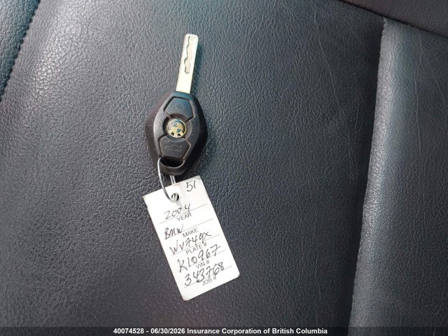 Продаж на аукціоні авто 2004 Bmw 320 I, vin: WBAEV13414KL10967, номер лоту: 40074528