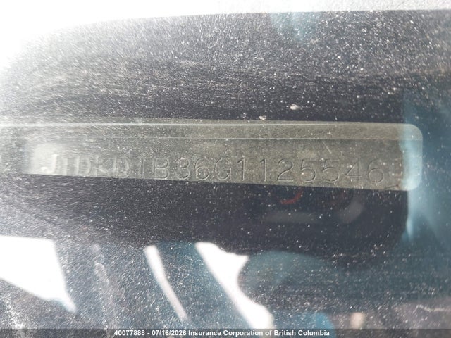 JTDKDTB36G1125546 Toyota Prius