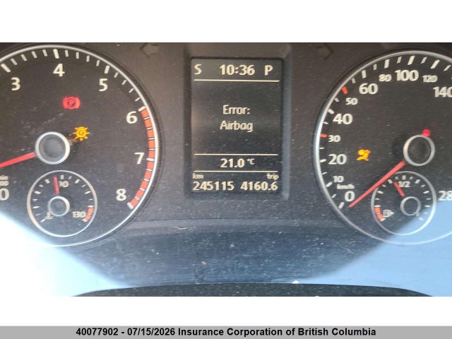 40077902 :رقم المزاد ، 1VWAH7A36CC065594 vin ، 2012 Volkswagen Passat 2.5l Trendline/2.5l Trendline+ مزاد بيع