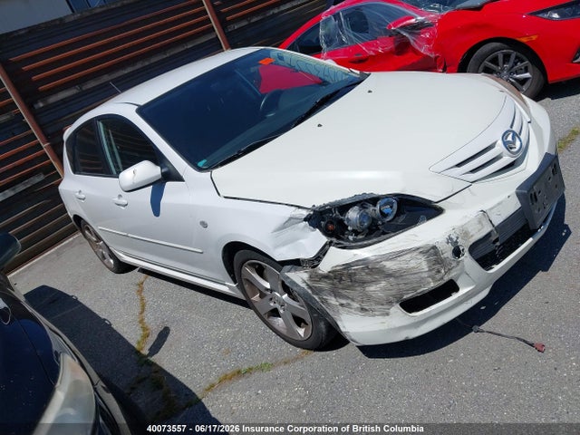 2008 Mazda 3 Hatchback მანქანა იყიდება აუქციონზე, vin: JM1BK343X81172180, აუქციონის ნომერი: 40073557
