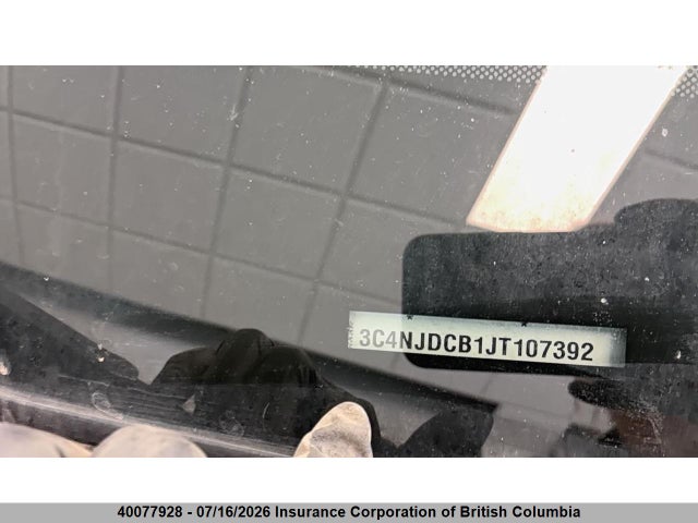 3C4NJDCB1JT107392 Jeep Compass Limited