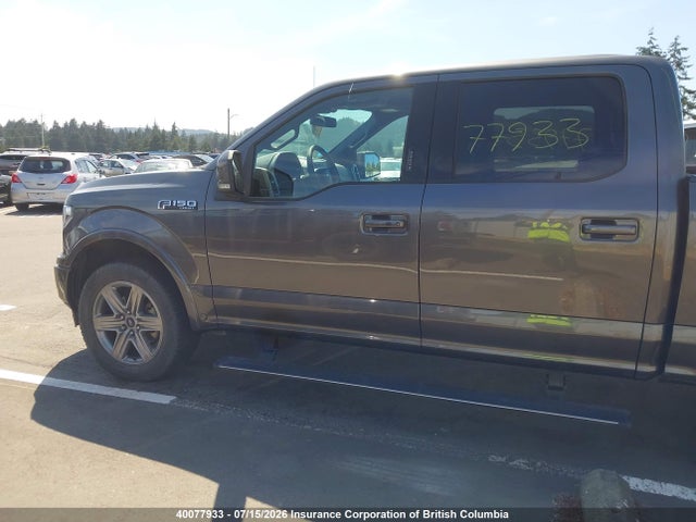 40077933 :رقم المزاد ، 1FTEW1EG4JFB90027 vin ، 2018 Ford F150 مزاد بيع