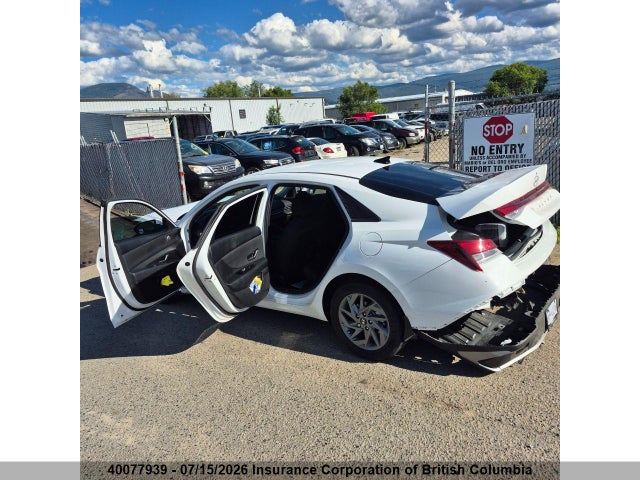 Aukcja sprzedaży 2025 Hyundai Elantra Sel Sport, vin: KMHLM4DG7SU995240, numer aukcji: 40077939