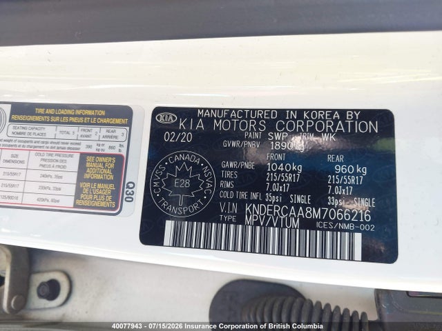 KIA SELTOS EX 2021 KNDERCAA8M7066216 Image 9