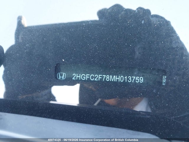 Honda CIVIC EX 2021 2HGFC2F78MH013759 Image 20