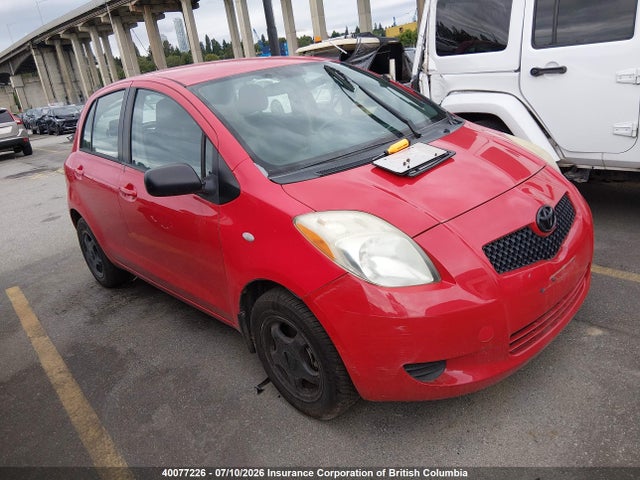 Продажа на аукционе авто 2007 Toyota Yaris, vin: JTDKT923475080170, номер лота: 40077226