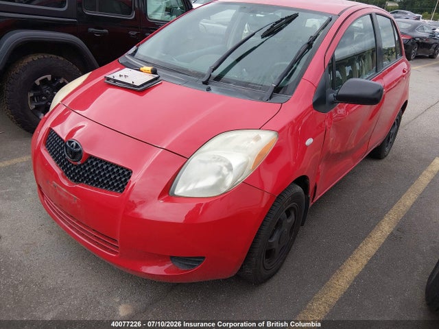 Продаж на аукціоні авто 2007 Toyota Yaris, vin: JTDKT923475080170, номер лоту: 40077226