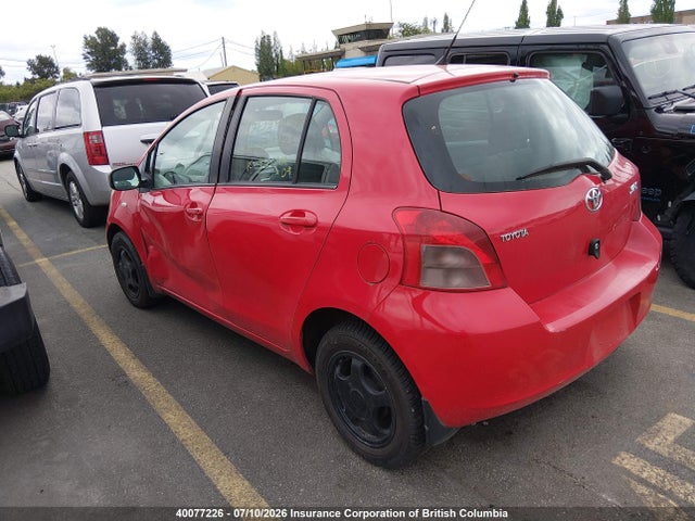 Продаж на аукціоні авто 2007 Toyota Yaris, vin: JTDKT923475080170, номер лоту: 40077226