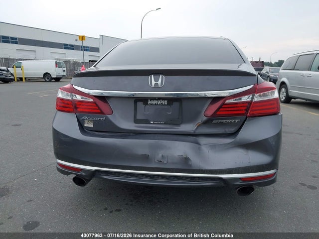 40077963 :رقم المزاد ، 1HGCR2F6XGA805164 vin ، 2016 Honda Accord Sport مزاد بيع