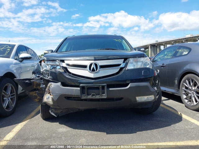 40072998 :رقم المزاد ، 2HNYD28689H002559 vin ، 2009 Acura Mdx Technology مزاد بيع