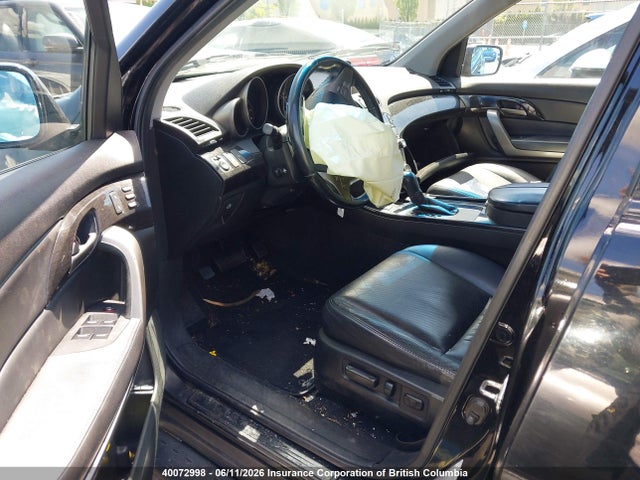 40072998 :رقم المزاد ، 2HNYD28689H002559 vin ، 2009 Acura Mdx Technology مزاد بيع