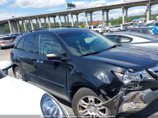 40072998 :رقم المزاد ، 2HNYD28689H002559 vin ، 2009 Acura Mdx Technology مزاد بيع
