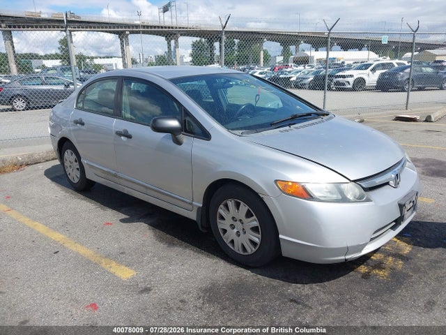 2008 Honda Civic მანქანა იყიდება აუქციონზე, vin: 2HGFA16268H106306, აუქციონის ნომერი: 40078009