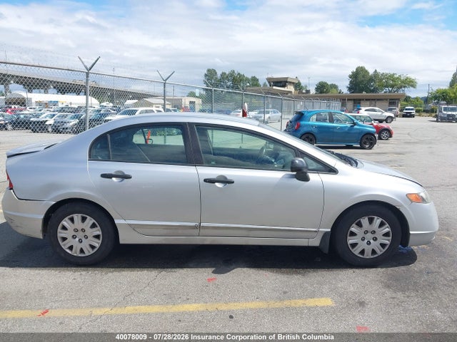 40078009 :رقم المزاد ، 2HGFA16268H106306 vin ، 2008 Honda Civic مزاد بيع