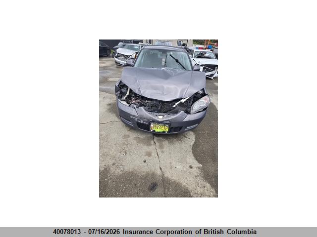 2007 Mazda 3 I მანქანა იყიდება აუქციონზე, vin: JM1BK32F771747718, აუქციონის ნომერი: 40078013