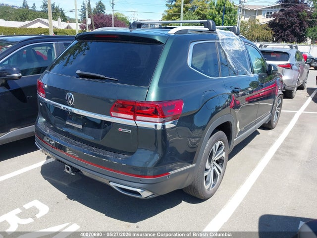1V2TR2CA1MC555447 Volkswagen Atlas Sel Premium