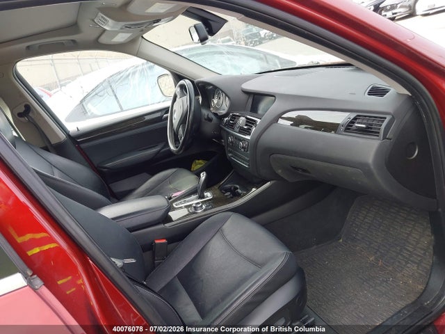Продажа на аукционе авто 2013 Bmw X3 Xdrive28i, vin: 5UXWX9C53D0A12412, номер лота: 40076078