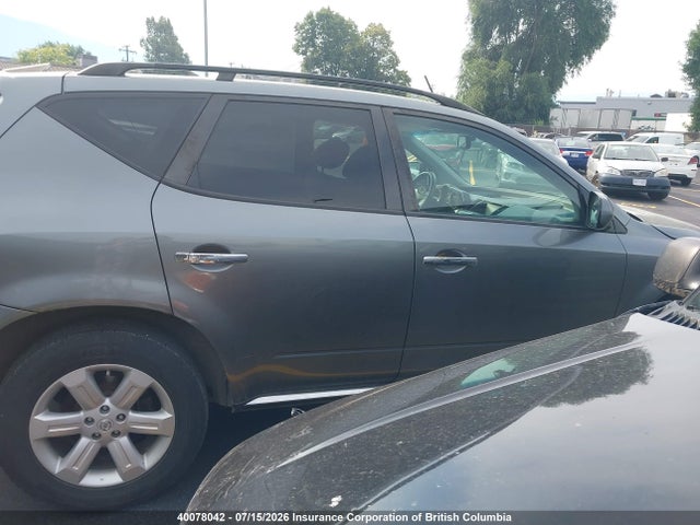 Aukcja sprzedaży 2007 Nissan Murano Sl/se/s, vin: JN8AZ08W77W662754, numer aukcji: 40078042