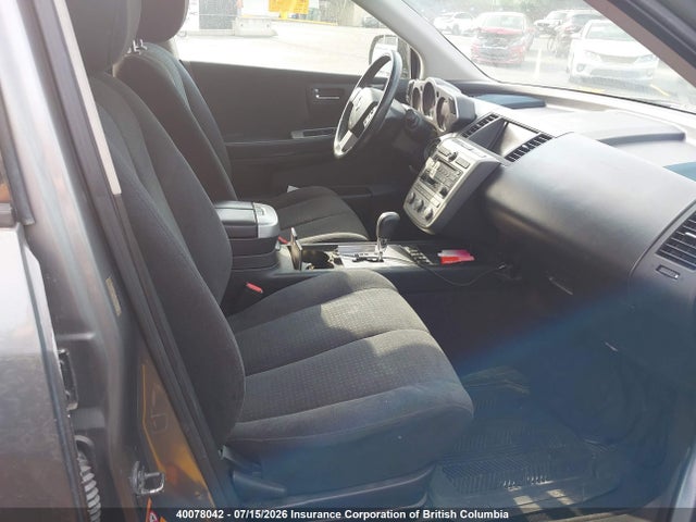 Aukcja sprzedaży 2007 Nissan Murano Sl/se/s, vin: JN8AZ08W77W662754, numer aukcji: 40078042