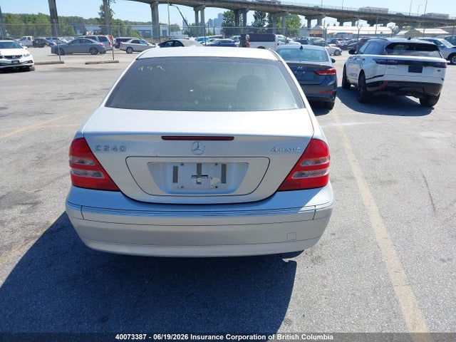 Aukcja sprzedaży 2003 Mercedes-benz C 240 4matic, vin: WDBRF81J53F340823, numer aukcji: 40073387
