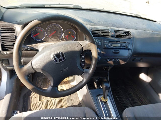 40078094 :رقم المزاد ، 2HGES16683H927539 vin ، 2003 Honda Civic مزاد بيع