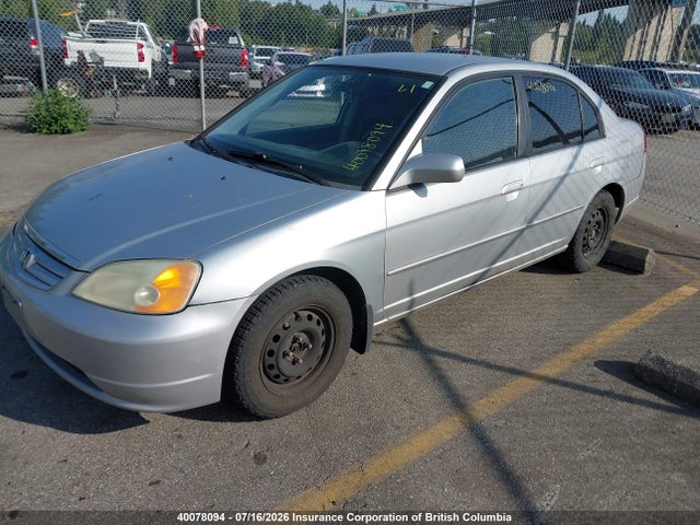 40078094 :رقم المزاد ، 2HGES16683H927539 vin ، 2003 Honda Civic مزاد بيع