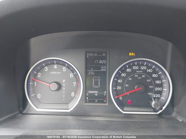 40078104 :رقم المزاد ، 5J6RE48599L810295 vin ، 2009 Honda Cr-v مزاد بيع