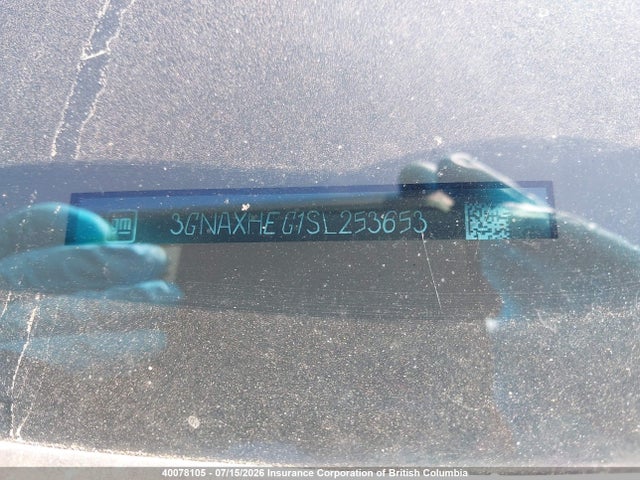 3GNAXHEG1SL253653 Chevrolet Equinox Lt Fwd