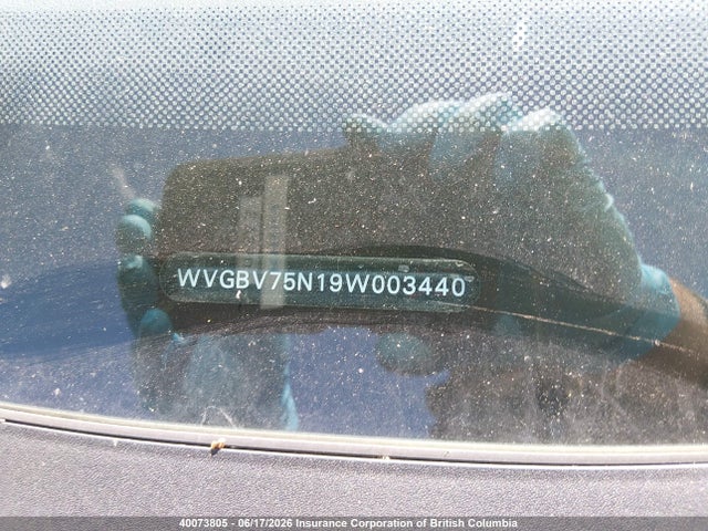 Продаж на аукціоні авто 2009 Volkswagen Tiguan Se/sel, vin: WVGBV75N19W003440, номер лоту: 40073805