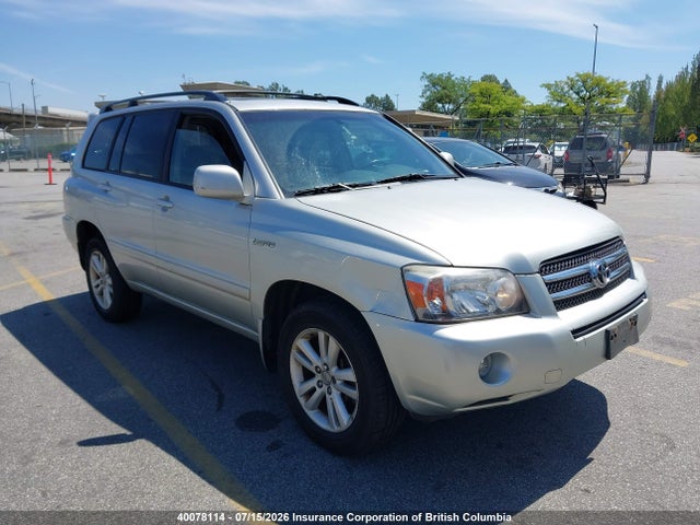 40078114 :رقم المزاد ، JTEEW21A560019302 vin ، 2006 Toyota Highlander Hybrid Limited 7-passenger مزاد بيع
