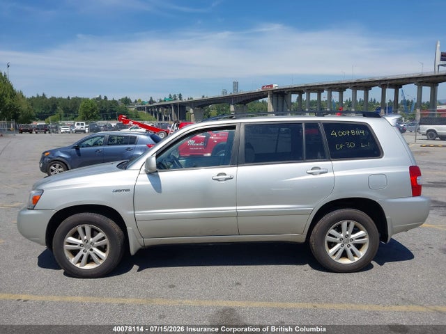 Продаж на аукціоні авто 2006 Toyota Highlander Hybrid Limited 7-passenger, vin: JTEEW21A560019302, номер лоту: 40078114