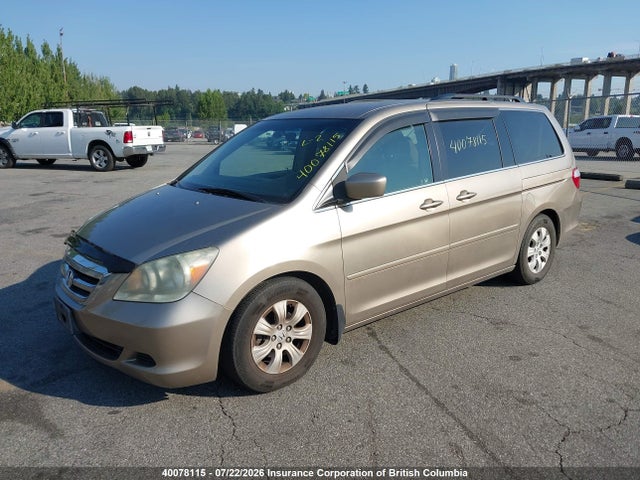 2005 Honda Odyssey Ex მანქანა იყიდება აუქციონზე, vin: 5FNRL38485B503078, აუქციონის ნომერი: 40078115