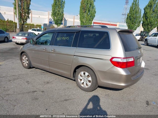 2005 Honda Odyssey Ex მანქანა იყიდება აუქციონზე, vin: 5FNRL38485B503078, აუქციონის ნომერი: 40078115
