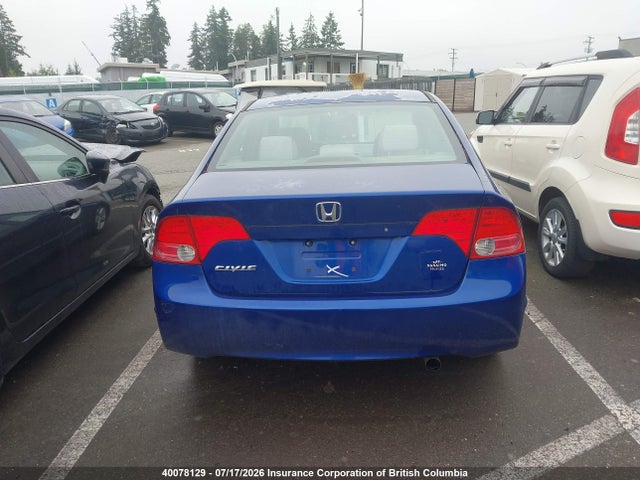 40078129 :رقم المزاد ، 2HGFA16826H000923 vin ، 2006 Honda Civic مزاد بيع