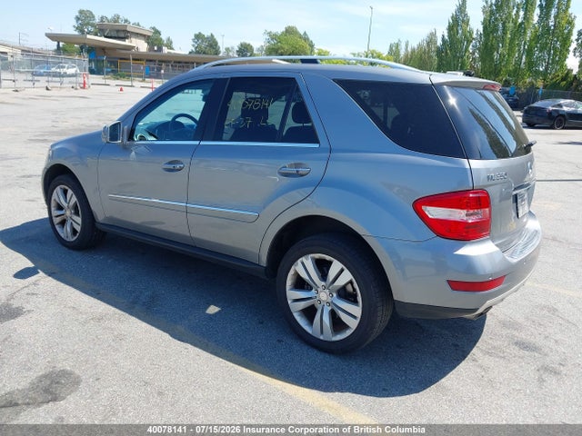 Продажа на аукционе авто 2011 Mercedes-benz Ml 350 4matic, vin: 4JGBB8GB3BA661720, номер лота: 40078141