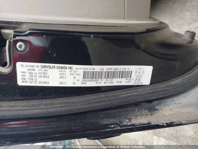 40069941 :رقم المزاد ، 2V8HW34X89R500599 vin ، 2009 Volkswagen Routan Se مزاد بيع