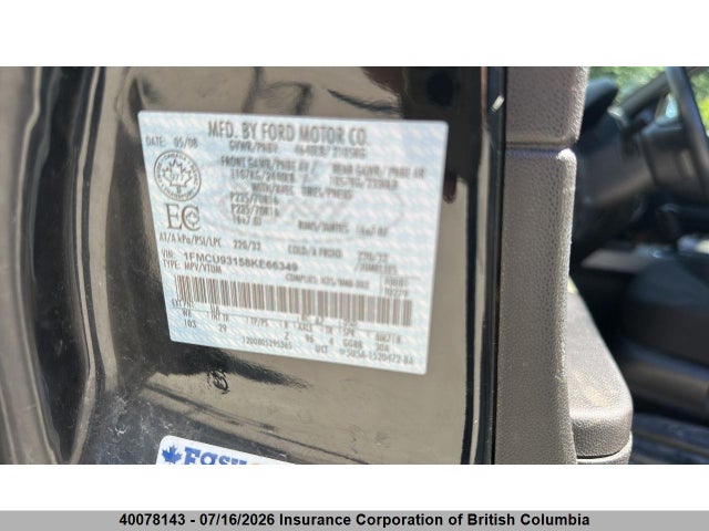 Продаж на аукціоні авто 2008 Ford Escape Xlt, vin: 1FMCU93158KE66349, номер лоту: 40078143