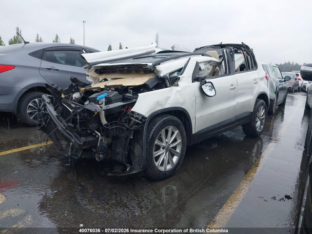 40076036 :رقم المزاد ، WVGBV7AX8CW559758 vin ، 2012 Volkswagen Tiguan S/se/sel مزاد بيع