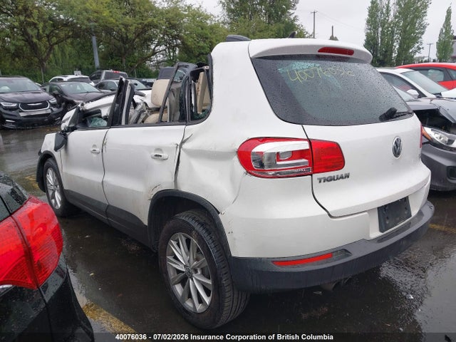 40076036 :رقم المزاد ، WVGBV7AX8CW559758 vin ، 2012 Volkswagen Tiguan S/se/sel مزاد بيع