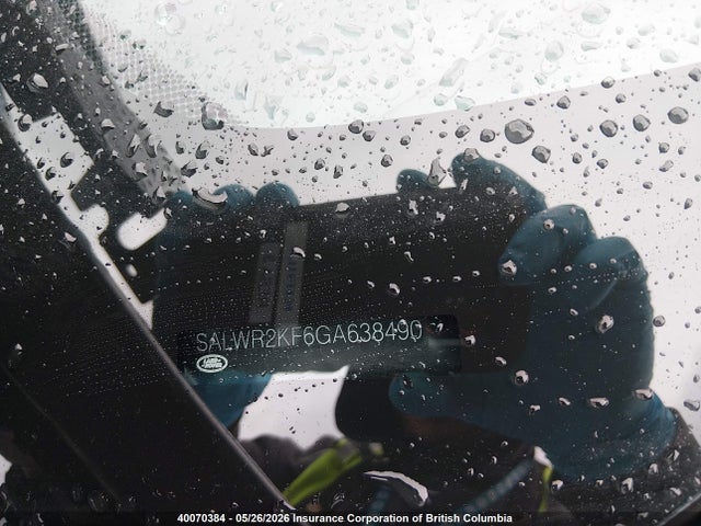SALWR2KF6GA638490 Land Rover Range Rover Sport Hse