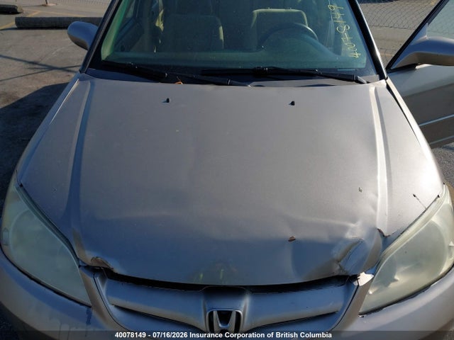 Продаж на аукціоні авто 2005 Honda Civic, vin: 2HGES16675H015259, номер лоту: 40078149